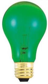 25W A19 Bulb in Transparent Green [Set of 15]