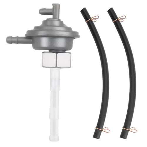 1 Set Motorroller Benzinhahn Unterdruck M16x1,5 with 2 Benzinschlauch Kit Universal Unterdruck Benzinhahn Für Cpi Keeway Kymco Sym Gy6 139qmb Generic Baotian Benzhou Piaggio Aprilia Roller