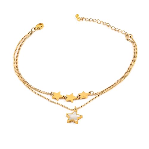 Image of Rubans Oxidised Anklets Jewellery Gift for Women & Girls | Kundan Ethnic Traditional