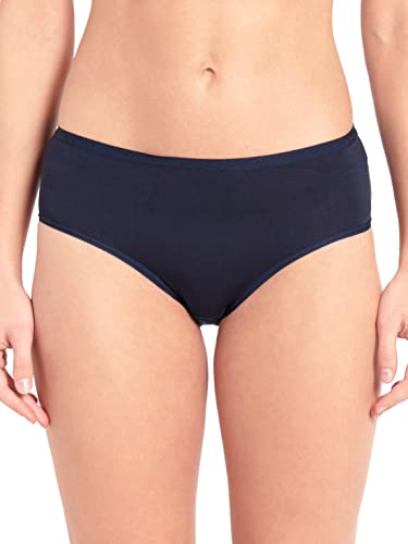 Image of Jockey 1807 Women's High Coverage Micro Modal Elastane Stretch Mid Waist Hipster with Ultrasoft Exposed Waistband