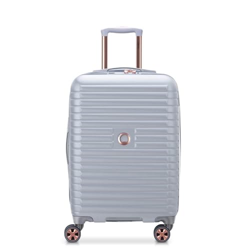 DELSEY PARIS Cruise 3.0 Hardside   Maleta expandible con Ruedas giratorias, Plateado, Carry on 21 Inch, Cruise 3.0   Maleta expandible rígida con Ruedas giratorias