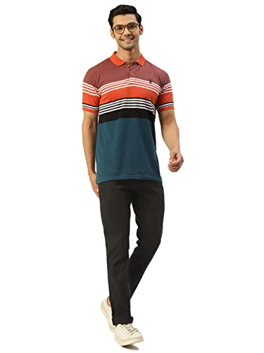Image of CHKOKKO Men's Cotton Regular Fit Half Sleeves Polo T-Shirt