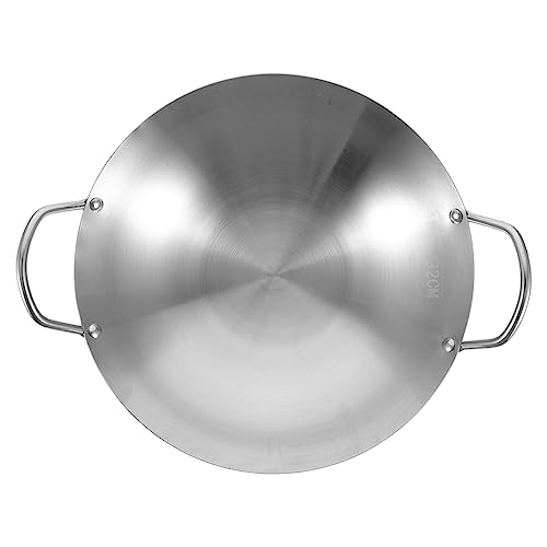 Wok doble mango acero inoxidable Luxshiny 1.7 lb miniatura 1