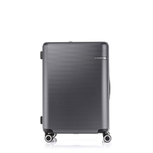 Image of Samsonite Trolley Bag Suitcase for Travel | STAREN 67 Cms Polycarbonate Hardsided Medium Check-in Luggage Trolley Bag, Graphite