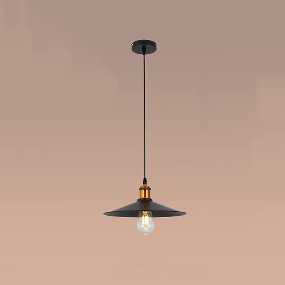 Suspension E27 retro industrielle noire pour embellir un ilot de cuisine - 8