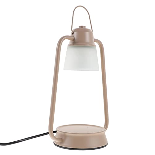 RORPOIR 1Set Tealight Wax Warmer Lamp with Brightness Timer Retro Design Candle Heater for Scented Wax Jar Candles Versatile Ambient Table Decor for Bedroom Living US