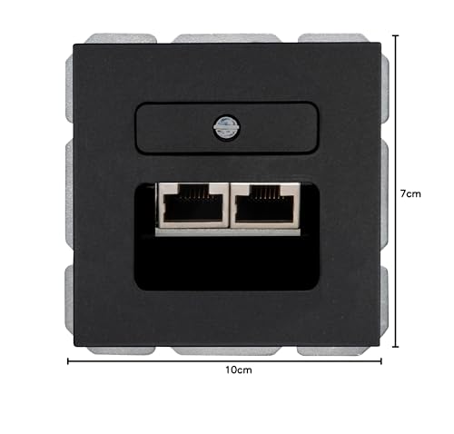 Kopp Athenis 920150085 UAE Socket, Matte Finish, Black, Matt Black - Image 2