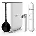 Waterdrop Reverse Osmosis System, Instant Hot Water Dispenser, 600 GPD, Reduce PFAS, Waterdrop ???????????????????????????????? Water Filter WD-ALK35, Alkaline Filter for Reverse Osmosis System Bundle