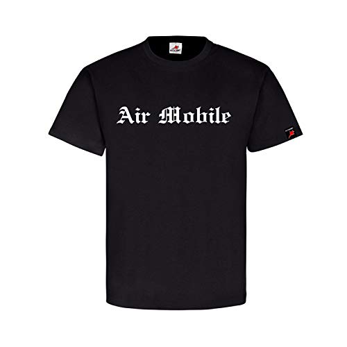 T-shirt de l'armée allemande Air Mobile protection des objets Noir 4XL