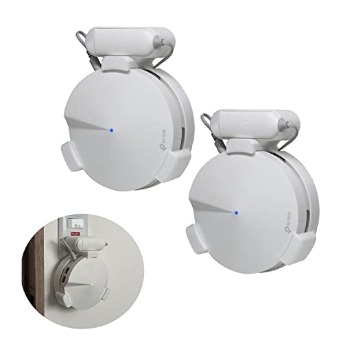 Kit 2 Suportes De Tomada Roteador Deco Tp-link M5 Ac1300