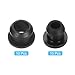 MECCANIXITY 10 Set Snap Rubber Grommet Hole Plug Mount Dia 5.5mm/7.5mm ID 3mm/5mm Seal Anti-Scratch for Electrical Box Cable Pipe Black