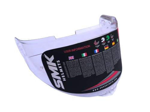Image of SMK Typhoon Helmet Visor, Day and Night Vision, Pinlock 30 Ready, Original Replacement Shield