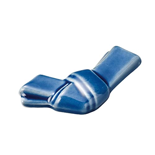 山下工芸(Yamashita kogei) 美濃焼 ルリ結 箸置き 6.3cm 99101