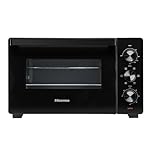 Hisense, HOM30M - Fornetto elettrico 30L, tre livelli di cottura, ventilato, girarrosto, comandi 3 manopole