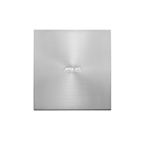 ASUS SDRW-08U9M-U/SIL 13mm External DVD Writer, Compatible with USB 2.0 and Type-C for Both Mac/PC