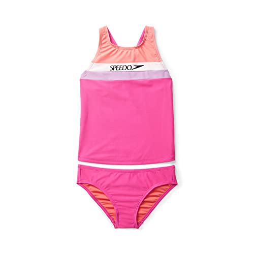 Image of Speedo Girls Swimsuit Two Piece Tankini Thick StrapTankini Set