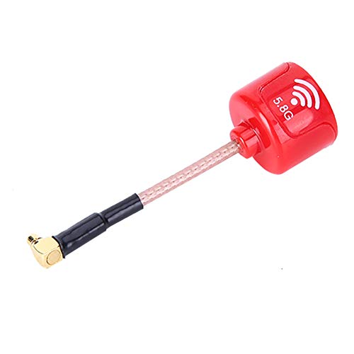 Lhcp High Gain Antenna, Long Range Antenna, FPV Mini Antenna 5.8Ghz 3dBi with 5325-5945MHz Frequency for FPV Racing Drone RC Accessories (MMCX Elbow)
