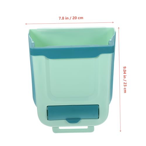 Caneca de basura plegable colgante rectangular para cocina miniatura 5
