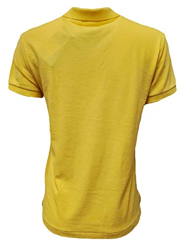 Image of Polo Ralph Lauren Womens Classic Fit Mesh Polo Shirt (Large, Yellow (Light Blue Pony))