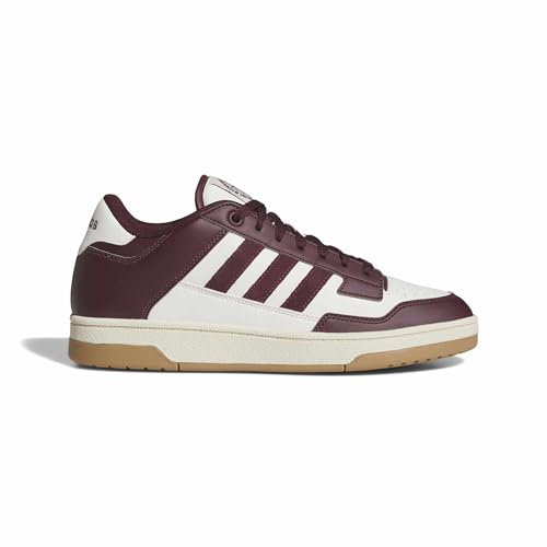 adidas Unisex Rapid Court Low Shoes, FTWR White/Maroon/GUM4, 42 EU – Ansicht 2
