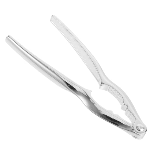Cabilock Heavy Duty Lobster Cracker Clips Seafood Tool Set for Crab Nut Cracking Ergonomic Handle Chrome Zinc Alloy 6-1/4