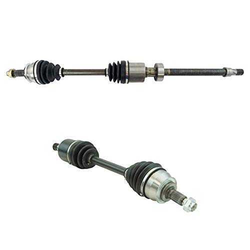Image of TRQ Front Driver and Passenger Side CV Axle Assembly Set 2 Piece Compatible with 2005-2006 Mini Cooper S Manual Transmission 2007-2008 Cooper Convertible 1.6L Manual Transmission 2002-2004 S