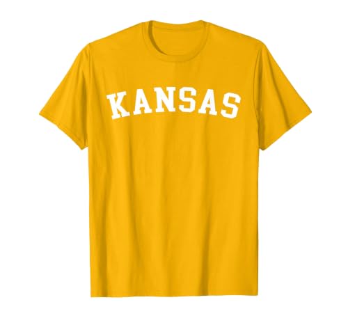 Kansas T-Shirt, Men, Golden Yellow, Medium