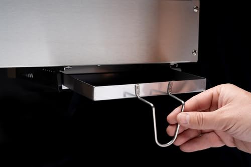 Image of Spire Stainless Steel Built-in Side Burner with Lid, 12000BTUs, Outdoor Propane Grill & Cooking, Convertible to Natural Gas, Perfect for Custom Kitchen Islands, 760-0023B