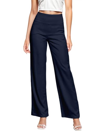 Hybrid & Company Women‘s Super Comfy Millennium Wide Leg Pants