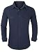 Produktbild MAROJO Herren Freizeithemd mit Cargo Taschen Langarm Slim Fit Einfarbige Hemden Männer Shirts (Dunkelblau, L)