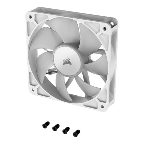 Image of CORSAIR RS120 ARGB 120mm PWM Fans - Daisy-Chain Connection - Low-Noise - Magnetic Dome Bearing - Triple Pack - White