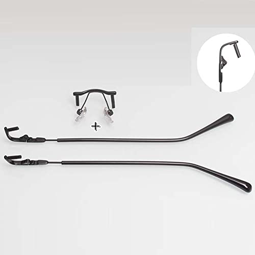 Piezas de reparación de gafas sin montura repuestos ópticos de 1 orificio 3