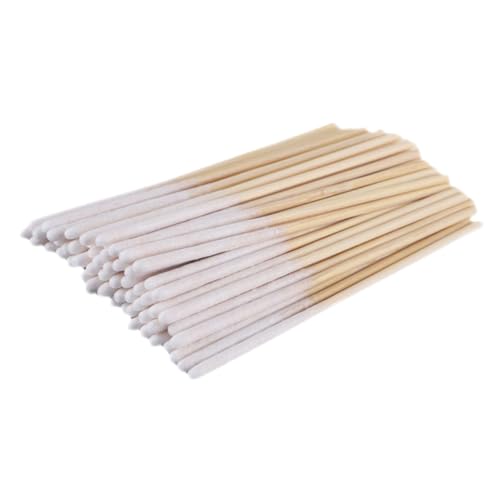 VICASKY 60Pcs Cotton Swabs for Makeup Long Cotton Sticks for Ear Cleaning Cosmetic Application Non Shedding Highly Absorbent Comfortable Design for Daily Use