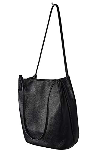 Image of Iswee Soft Leather Tote Bucket Bag Hobo Shoulder Purse and Handbags Women | Large Size Roomy Pocketbooks Ladies Bag Everyday Bag Casual Work Travel Designer Hand Bag