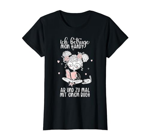 Libros de gatos divertidos Libros Lectura Regalo Chica Camiseta