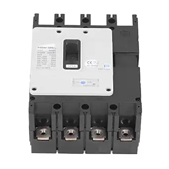 Circuit Breaker, High Segmentation Short Arcing Secure Protection MCCB Good Electrical Conductivity 125A 4P for Equipment