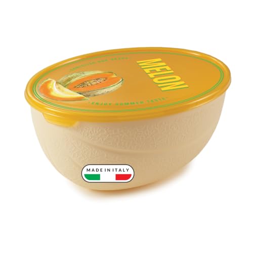 Miniatura 8 de Snips Guarda Melón 2 L, Contenedor para Melón y Rodajas de Melón, Recipiente para Nevera 23,5 x 18 x 11 cm, Apto Lavavajillas, Made in Italy