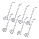 8 Stück kleine, transparente Kunststoff-Schöpflöffel, langer Griff, Servierschöpflöffel,...