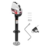 Bulldog Cases 500200 Powered Trailer Jack, A-Frame, 4,000 lbs. Lift Capacity, Bolt-On, 22 Inch Travel
