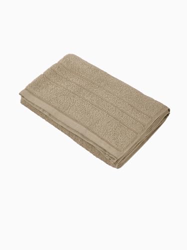 Image of Monte Carlo Essential 100% Cotton Small Bath Towel | 340 GSM Ultra Lightweight & Quick Dry | Soft Absorbent Compact Towel 60x120 cm | Bathroom Towel for Gym, Travel & Daily Use (Soho) | Lemon Yellow