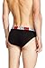 Diesel Umbr-andrethreepack Men's Briefs (PACK OF 3), Black, M