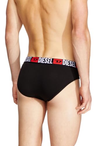 Diesel Herren Umbr-andrethreepack Slip, Schwarz, L (3er Pack) 3