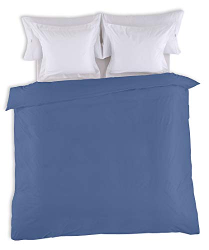 Parure de lit grise 3 pièces coton polyester drap lit double 135/140 - 2
