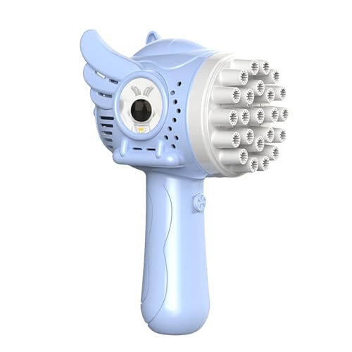 Máquina de burbujas para los, Fabricante automático de burbujas | Juguete automático de burbujas de conejo ángel con 23 agujeros | Juguete portátil al aire libre con solución para jardín trasero