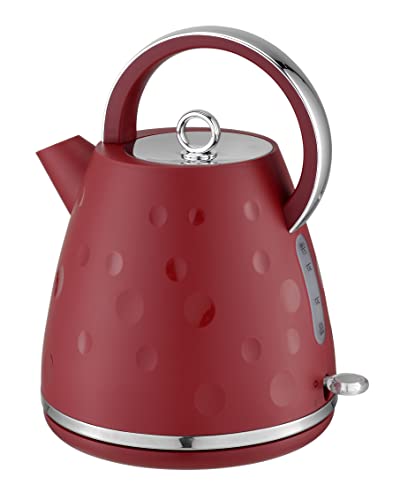 T4tec Quirky range British designed Fast Boil Kettle - Red- TT - KT847UKRD