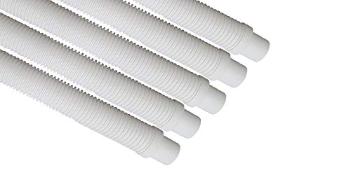 1 Year Manufacture Warranty Universal Swimming Pool Cleaner Hose 48" Long Kreepy Krauly Baracuda G3 G4 Hayward Navigator Pool Vac Ultra AquaBug (5, White)