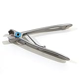 Premax Stainless Steel Nail Clipper for Men with Ring Lock System. Made in Italy