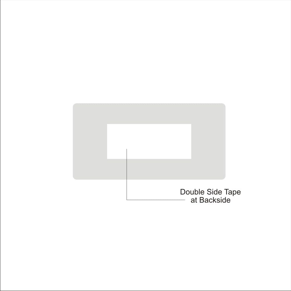 First Floor Five Door Numbers Silver 2mm thickness 4 x 2 inches Acrylic Board Pack of 5 — Amazon image 4