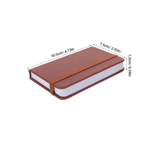 Carnets d'écriture lot de 10 en cuir PU pour agenda de travail et notes de bureau - 2