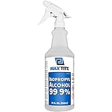 MAXTITE 99.9% Isopropyl Alcohol (32 fl oz) - Includes Heavy-Duty Spray Nozzle - Made in USA